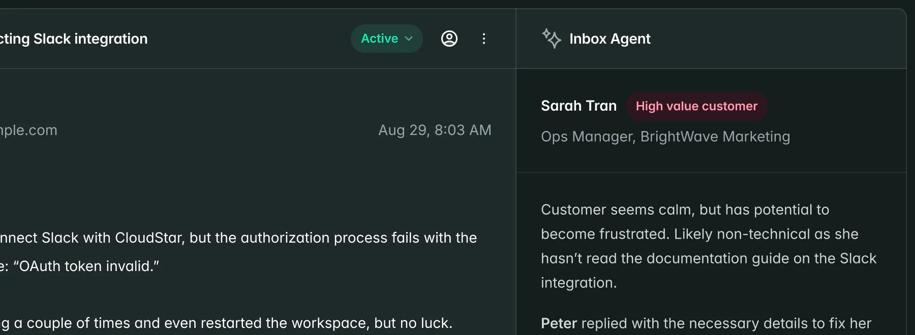 Archway introducer portal showing submitted leads in dark mode